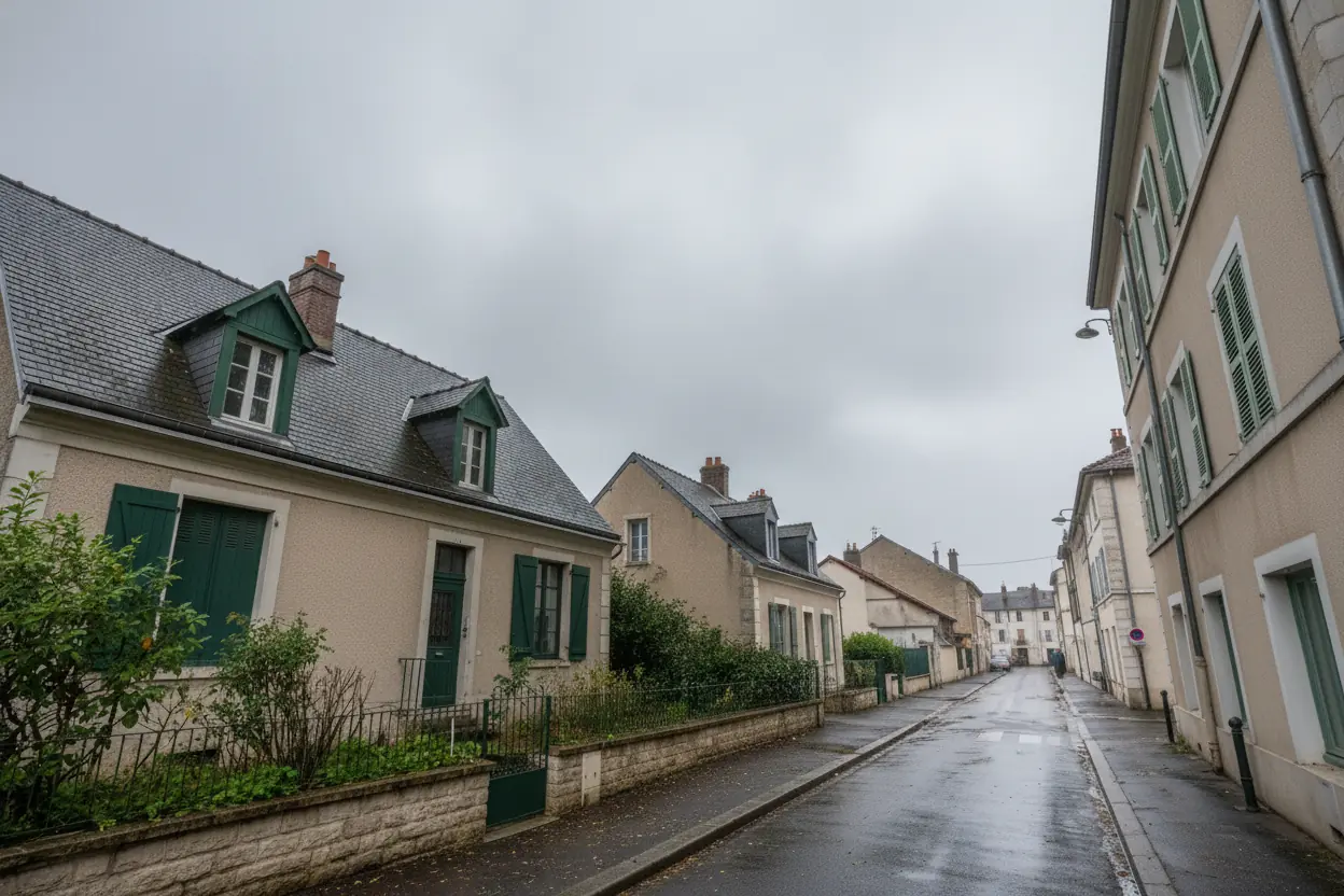 Jardin dégagé après démontage complet du peuplier à Villefranche-sur-Saône